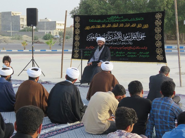 برگزاری مراسم شهادت امام جعفرصادق (ع) در بندرجاسک از نگاه دوربین